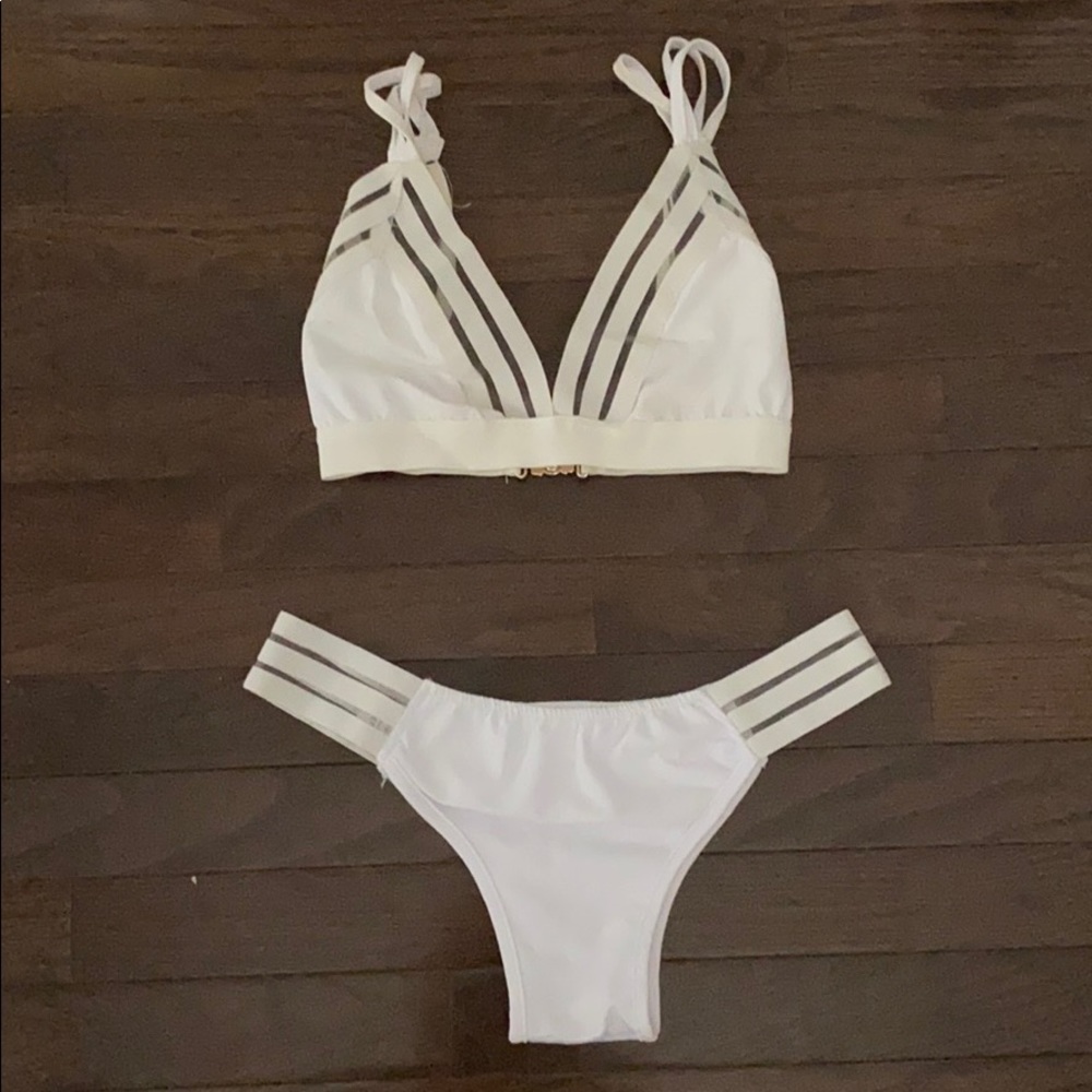 White bikini